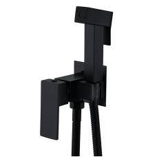 Смеситель для гигиенического душа Zerix KUB-333 Black из нерж.стали SUS304 (ZX4859)