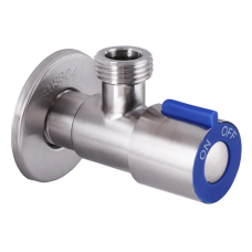 Кран для подключения сантехприборов 1/2x1/2 Mixxus VAL-01 синий (нерж. сталь) (SS0048)