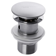 Донный клапан с переливом (кнопка) Zerix LR65-2 (ZX2638)