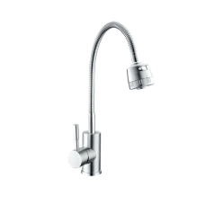 Смеситель для кухни Champion SUS-011 CHROME REFLECTOR с рефлекторным изливом из нержавеющей стали (
