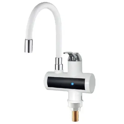 Проточный водонагреватель Zerix ELW21-F-WHITE 3,3 kW силиконовый излив, на мойку (ZX5859) Проточный водонагреватель Zerix ELW21-F-WHITE 3,3 kW силиконовый излив, на мойку (ZX5859)