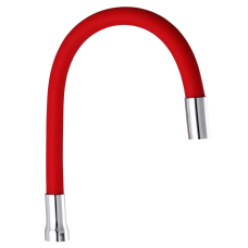 Излив (гусак) силиконовый Champion RED (GU0013)