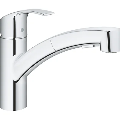 Змішувач для кухні з висувним виливом Grohe Eurosmart (30305000)