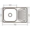 Мийка кухонна ZERIX Z7848-08-180E (satin) (ZX1604)