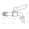 Кран пивной 1/2" (NF.240) Nolf (NF2974)