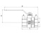 Кран шаровой Roho R200-150B - 1 1/2" (RO0108)