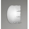 Зеркало настенное Zerix SOLO MOZ01-650x850x100 асимметричное с 3-мя полками (ZX5625)