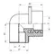 Угол установочный для гипсокартонных стен ВР 20x1/2F PPR Koer K0189.PRO (KP0244) Угол установочный для гипсокартонных стен ВР 20x1/2F PPR Koer K0189.PRO (KP0244)