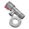 Кран для подключения сантехприборов Mixxus VAL-02-1/2x1/2 с нерж.ст. SUS304 (крас.)(УП.БЛИСТЕР) (MI
