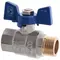 Кран шаровый Koer 1/2" ГШБ (KR.218.B) синий (KR2722)