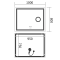 Зеркало Mixxus Premium QUADRO MR20-100x80 (LED Touch, Anti-fog, димер, линза) (MP6623)
