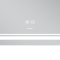 Зеркало Mixxus Premium QUADRO MR20-100x80 (LED Touch, Anti-fog, димер, линза) (MP6623)