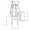 Клапан предохранительный ВН 1/2"х3/4" Koer KR.1261 (2.5 бар) (KR3106)