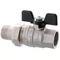 Кран с американкой Roho R105-100B - 1" прямой (RO0112)