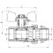 Кран с американкой 1/2" "антипротечка" (Koer KR.227.W-Gi) белый (KR0190)