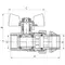 Кран с американкой 1/2" "антипротечка" (Koer KR.227.W-Gi) белый (KR0190)