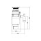 Измельчитель пищевых отходов Mixxus GD-01-0,5 (390Вт) (MX1568)
