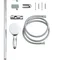 Душевой гарнитур со штангой, 1 режим струи Grohe New Tempesta Classic (27853001)