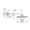 Верхний душ с настенным кронштейном Grohe Rainshower Mono (26557000)