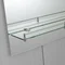 Зеркало настенное Zerix LAGUNA MRZ03-700x800x110 прямоугольное с дугообразным верхом и полкой (ZX56