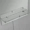 Зеркало настенное Zerix LAGUNA MRZ03-700x800x110 прямоугольное с дугообразным верхом и полкой (ZX56