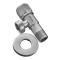 Кран для подключения сантехприборов Mixxus VAL-07-1/2x3/4 с нерж.ст.SUS304 (УПАКОВКА БЛИСТЕР) (MI60