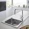 Смеситель для кухни с выдвижным изливом Grohe Minta (32322002)
