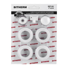 Комплект для радіатора 3/4" (без кріплень) BITHERM SET-02 (BT0553)