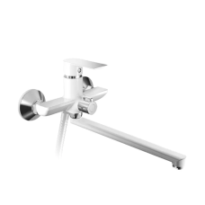 Смеситель для ванны HAIBA ALEX 006 EURO WHITE-CHROME (HB9567)