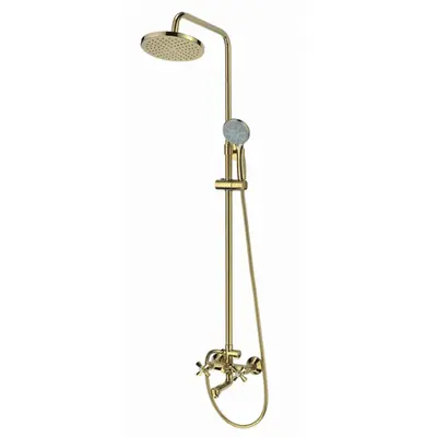 Душевая колонна со смесителем Mixxus Premium Retro Gold-009-J (MI5852) Душевая колонна со смесителем Mixxus Premium Retro Gold-009-J (MI5852)