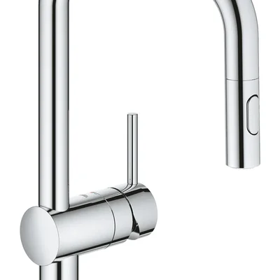 Смеситель для кухни с выдвижным изливом Grohe Minta (32322002)