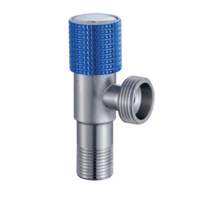 Кран для подключения сантехприборов Mixxus VAL-10-1/2x3/4 с нерж. стали SUS304 (синий) (MI6218)