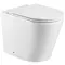 Унитаз напольный безбачковой MIXXUS PREMIUM BEVEL-0701-T1 580х365х430mm, система смыва TORNADO 1.0