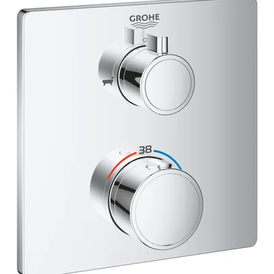 Термостат прихованого монтажу на 2 споживача Grohe Grohtherm Convent. Concealed (24080000)