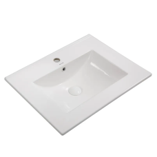 Раковина мебельная Mixxus Premium CUBIC-1501 610х460х170mm с отверстием под смеситель и переливом (
