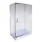 Душевая кабина с низким поддоном Mixxus HARD SCT01-100x90x198-TR CHROME прозрачное стекло 5мм (MI69