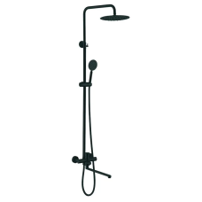 Душевая колонна со смесителем Zerix DAX-006-J-35cm Black (нерж. сталь) (ZX4829)