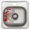 Мийка кухонна ZERIX Z3838-06-160E (satin) (ZM0555) Мийка кухонна ZERIX Z3838-06-160E (satin) (ZM0555)