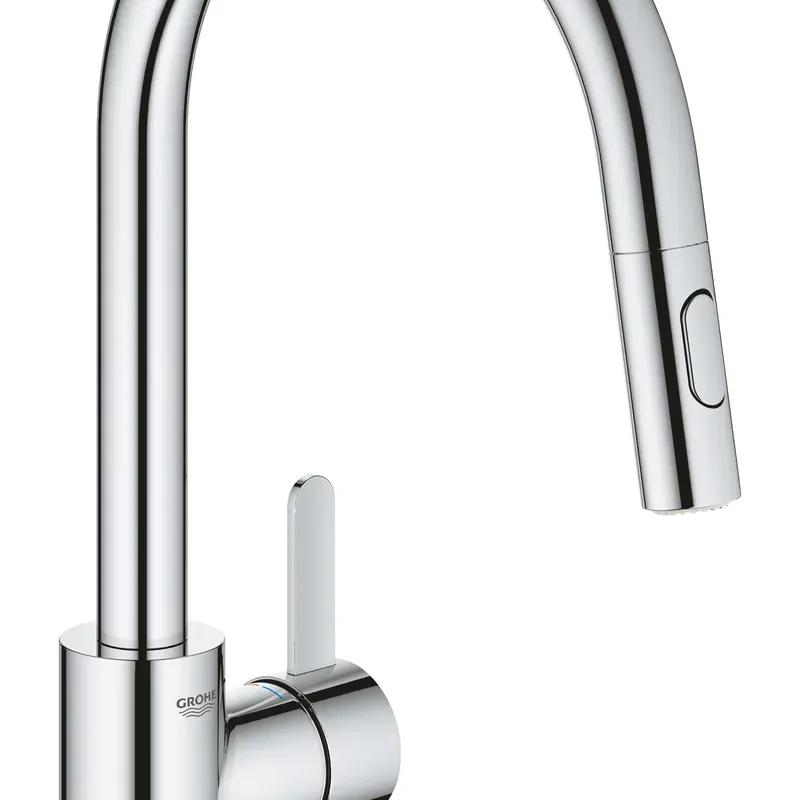 Смеситель для кухни с выдвижным изливом Grohe Eurosmart Cosmopolitan (31481001)