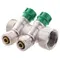 Коллектор вентильный с фитингом Koer KR.1124-2 1”x2 ways (KR2832) Коллектор вентильный с фитингом Koer KR.1124-2 1”x2 ways (KR2832)