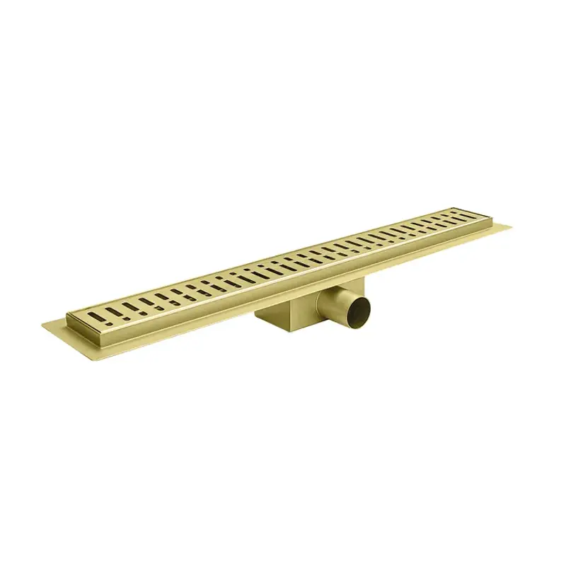 Душевой трап из нержавеющей стали SUS304 Koer FD35-70x500-Brushed Gold (AC0716)