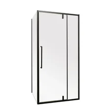 Душевая кабина без поддона Mixxus Premium BEVEL SC01-100x80x195-TR Black прозрачное стекло 6мм (MI6