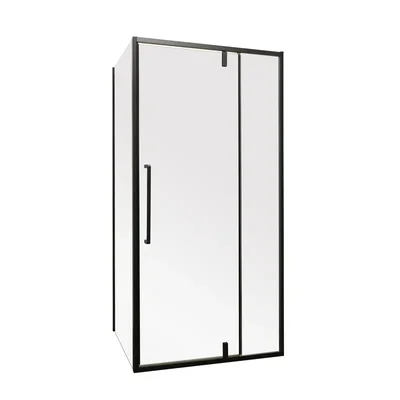 Душевая кабина без поддона Mixxus Premium BEVEL SC01-100x80x195-TR Black прозрачное стекло 6мм (MI6