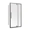 Душевая кабина без поддона Mixxus Premium BEVEL SC01-100x80x195-TR Black прозрачное стекло 6мм (MI6