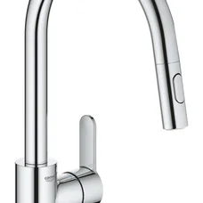Смеситель для кухни с выдвижным изливом Grohe Eurostyle Cosmopolitan (31482003)