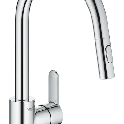 Смеситель для кухни с выдвижным изливом Grohe Eurostyle Cosmopolitan (31482003)