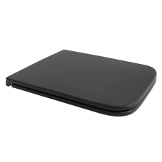 Сидение-крышка для унитаза Mixxus Premium SEAT COVER QUADRO-2001 BLACK с микролифтом 427х344х39mm (