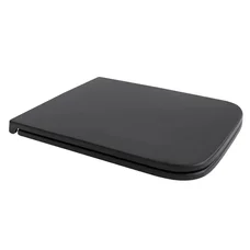 Сидение-крышка для унитаза Mixxus Premium SEAT COVER QUADRO-2001 BLACK с микролифтом 427х344х39mm (