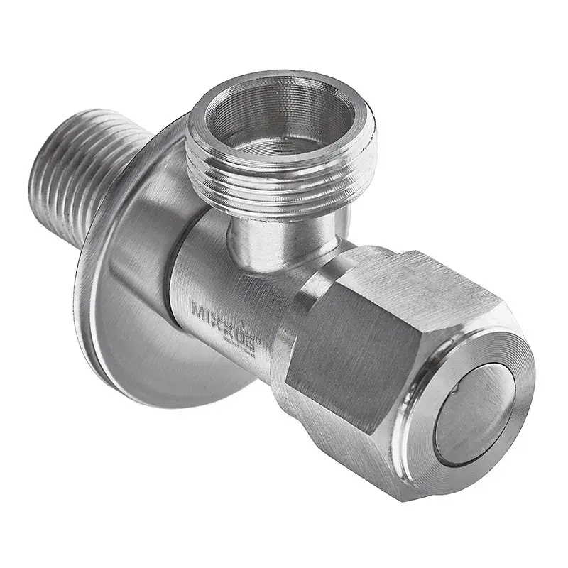 Кран для подключения сантехприборов Mixxus VAL-07-1/2x3/4 с нерж.ст.SUS304 (УПАКОВКА БЛИСТЕР) (MI60