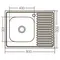 Кухонна мийка накладна ZERIX Z8050L-04-160E (satin) (ZX1614) Кухонна мийка накладна ZERIX Z8050L-04-160E (satin) (ZX1614)